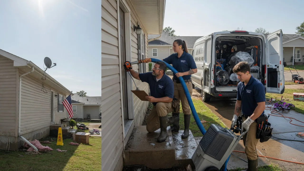 Ceiling Water Damage Restoration in Centerville, LA near me